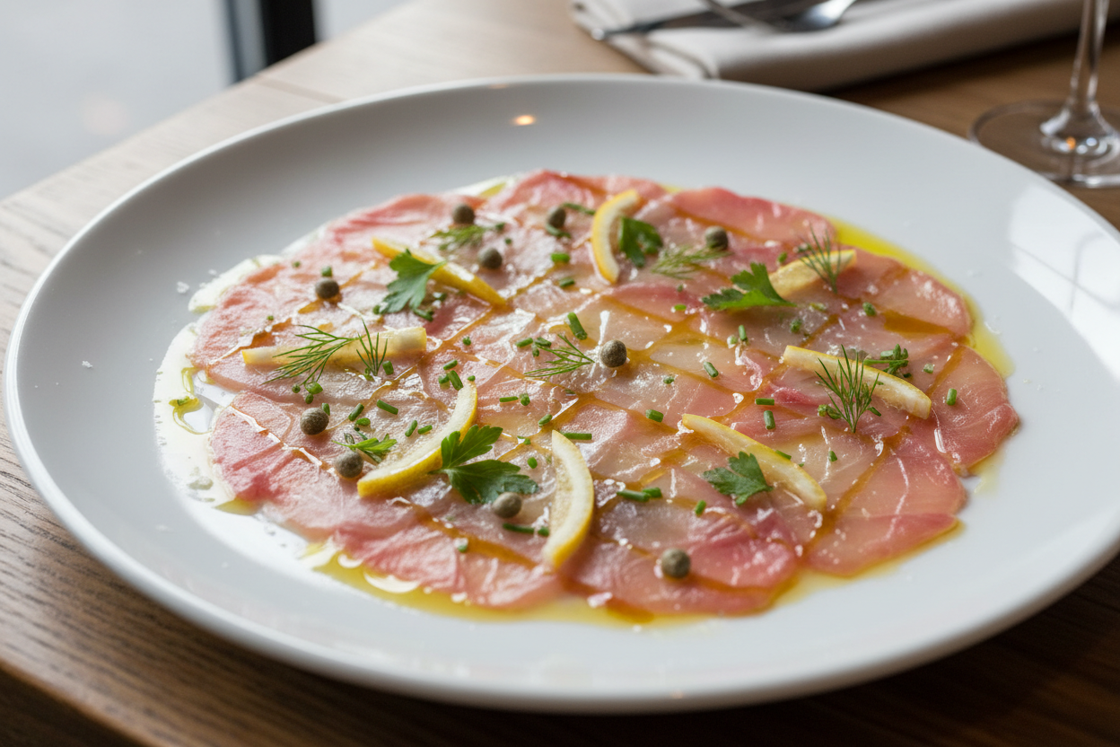 Carpaccio van vis