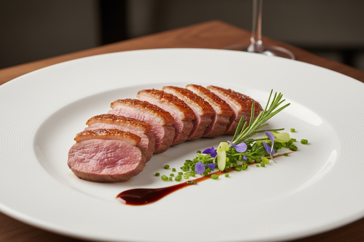 Gebakken eendenborst 