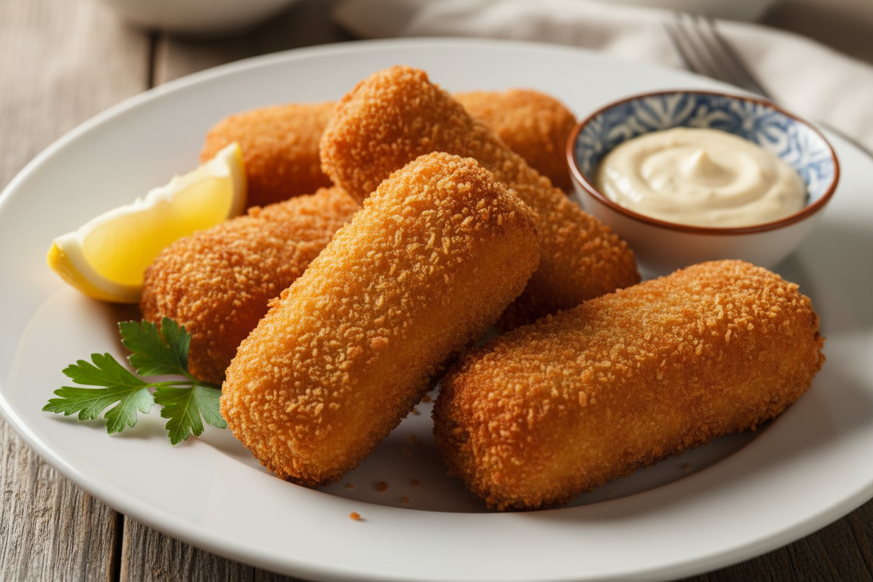 Kaas- en Garnaalkroketten