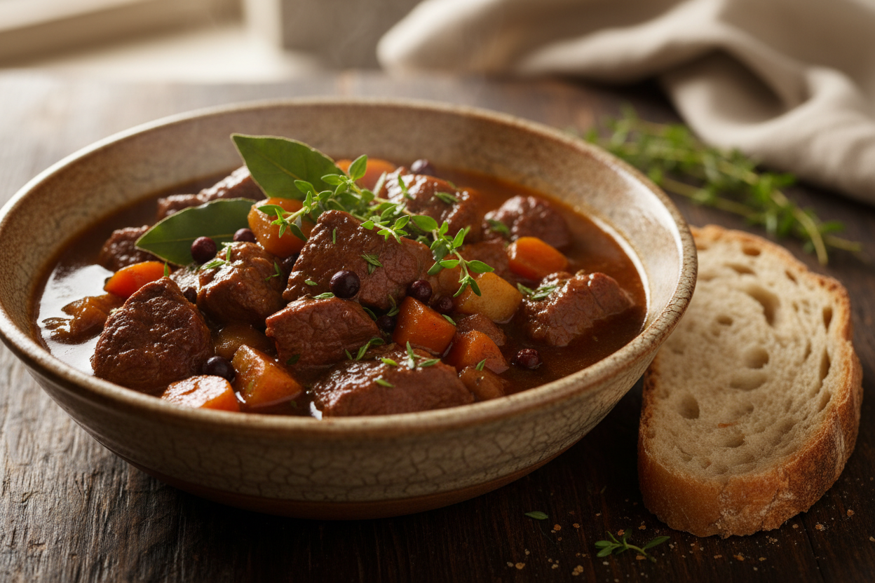 wildragout of Boeuf Bourguignon